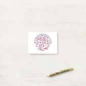 Hou van een microbioloog post-it® notes (Op bureau)