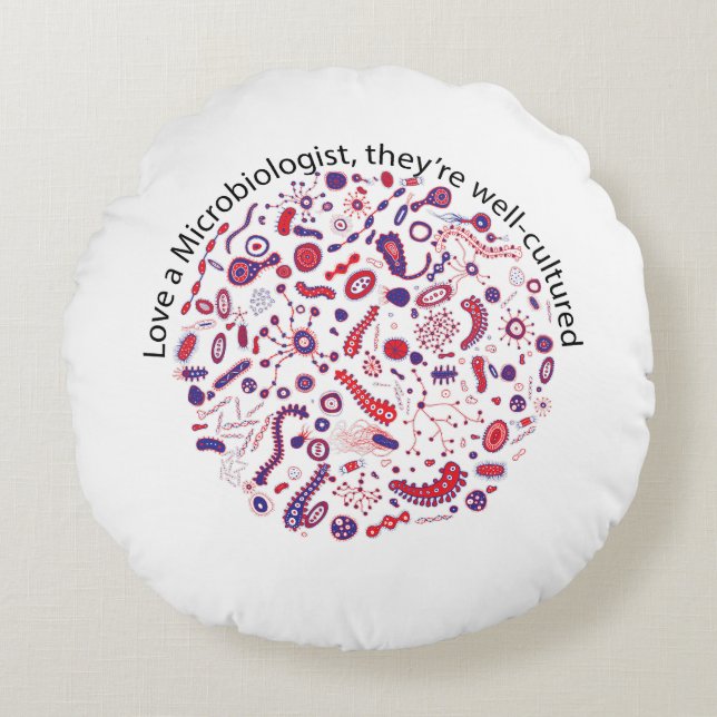 Hou van een microbioloog rond kussen (Voorkant)