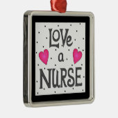 Hou van een zuster Handje met woorden Metalen Ornament (Rechts)