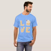 Hou van eierpunch vintage t-shirt (Voorkant volledig)