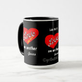 Hou van elkaar gotGod316.com Jezus Mok (Voorkant links)