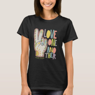 Hou van elkaar Johannes 1334 Bijbelspreuk Christel T-shirt