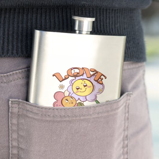 Hou van elkaar | Whimsical Floral Design Flacon (Voorbeeld)