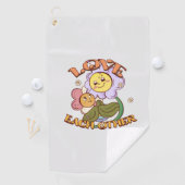 Hou van elkaar | Whimsical Floral Design Golfhanddoek (Insitu)