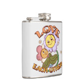 Hou van elkaar | Whimsical Floral Design Heupfles (Rechts)