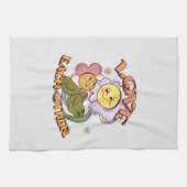 Hou van elkaar | Whimsical Floral Design Theedoek (Horizontaal)