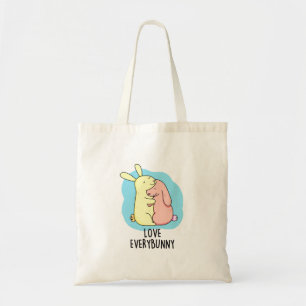 Hou van elke Bunny Grappig Konijn Pun Tote Bag