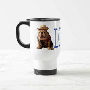 Hou van Engelse Bulldog Puppy Honden Koffie Reis M Reisbeker
