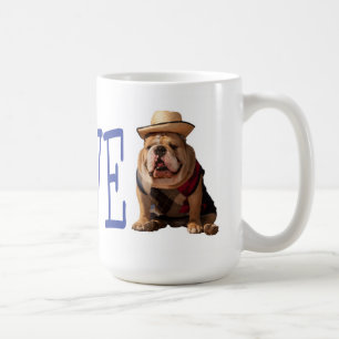Hou van Engelse Bulldog Puppy Honden Koffiekop Mok