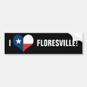 HOU VAN FLORESVILLE! BUMPERSTICKER (Voorkant)