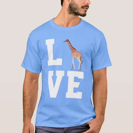 Hou van Giraffen vrienden T-shirt (Voorkant)