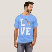 Hou van Giraffen vrienden T-shirt (Voorkant volledig)