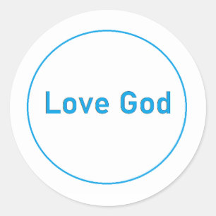 Hou van God Sticker