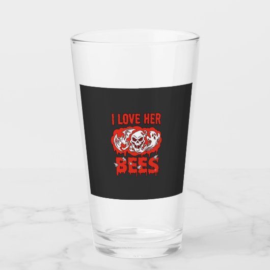 Hou Van Haar Bijen Schedel Geest Vleermuis Bloed D Glas (Voorkant)