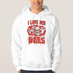Hou Van Haar Bijen Schedel Geest Vleermuis Bloed D Hoodie