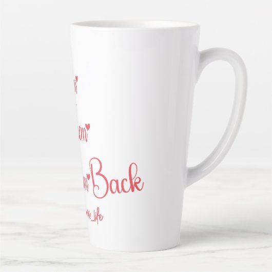 Hou van hen verwennen hen terug te geven oma grapp latte mok (Rechts)