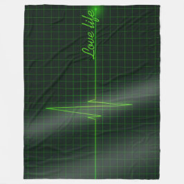 HOU VAN HET LEVEN TERWIJL JE KUNT FLEECE DEKEN