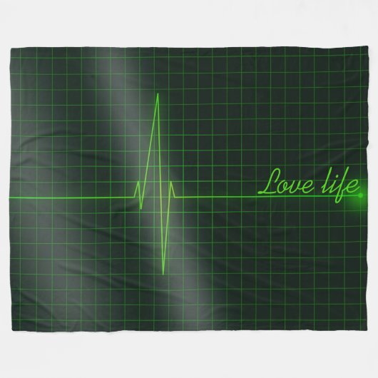 HOU VAN HET LEVEN TERWIJL JE KUNT FLEECE DEKEN (Voorkant (Horizontaal))