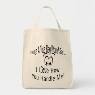 Hou van hoe je met me omgaat Canvas tas