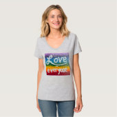 Hou van iedereen t-shirt (Voorkant volledig)