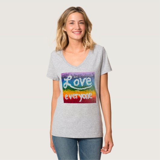 Hou van iedereen t-shirt (Voorkant volledig)