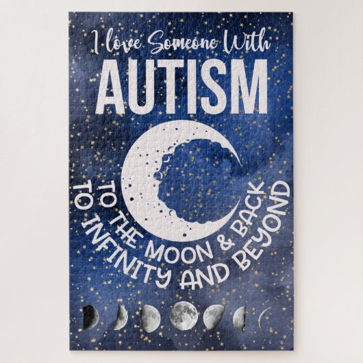 Hou van iemand met autisme legpuzzel (Verticaal)