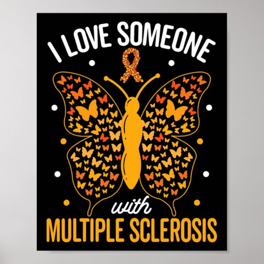 Hou van iemand met multiple sclerose multiple scle poster (Voorkant)