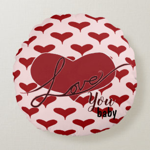 Hou van je ~ Baby ~ met Motif Rond Kussen