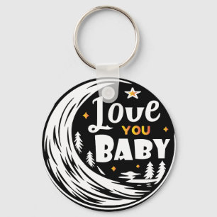 Hou van je baby sleutelhanger