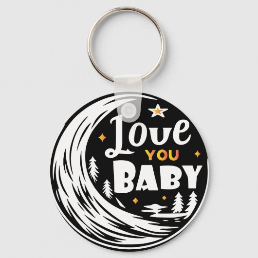 Hou van je baby sleutelhanger (Voorkant)