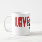 Hou van je band koffiemok (Links)