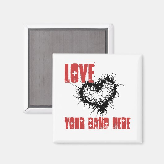 Hou van je band magneet (Voorkant / Achterkant)