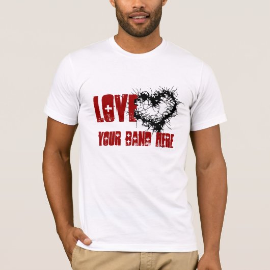 Hou van je band t-shirt (Voorkant)