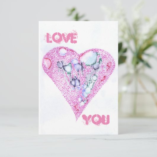 Hou van je bedankkaart (Staand voorkant)