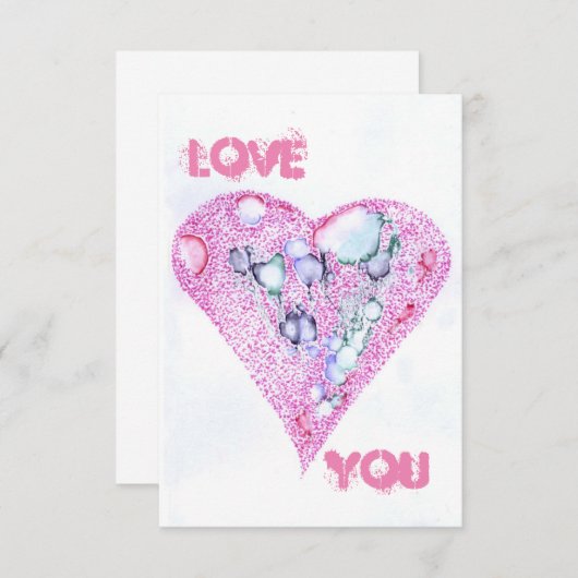 Hou van je bedankkaart (Voorkant / Achterkant)