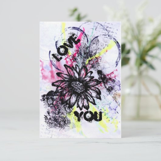 Hou van je bedankkaart (Staand voorkant)