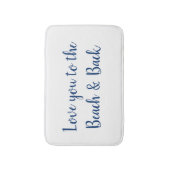 Hou van je bij de Beach Bath Mat (Voorkant Verticaal)