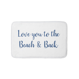 Hou van je bij de Beach Bath Mat