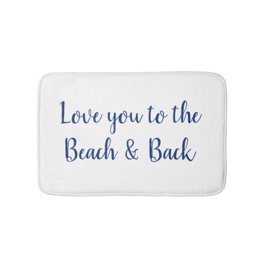 Hou van je bij de Beach Bath Mat (Voorkant)