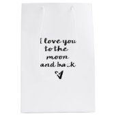 Hou van je bij de maan medium cadeauzakje (Voorkant)