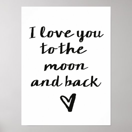 Hou van je bij de maan poster (Voorkant)