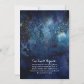 Hou van je bij de Moon & Back Baby shower Uitnodig Kaart (Achterkant)