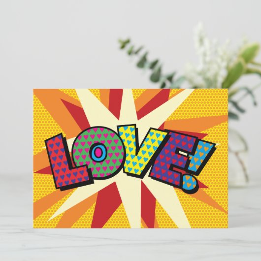 HOU VAN JE BOODSCHAP Spraakballon Pret Retro Aankondiging (Staand voorkant)