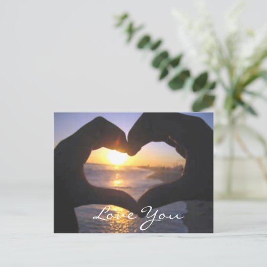 Hou van je_ briefkaart (Staand voorkant)