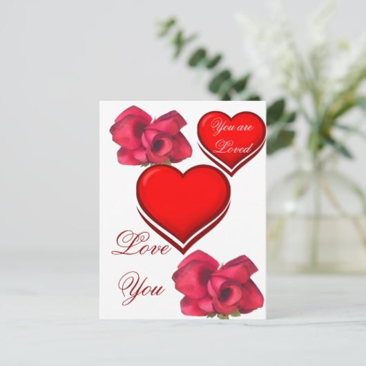 Hou van je_ briefkaart (Staand voorkant)