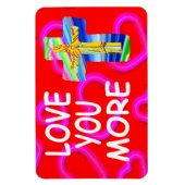 Hou van je Christelijke kruis Magneet (Verticaal)