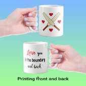 Hou van je cricket tekst koffiemok