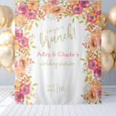 Hou van je een Brunch Fall Wedding of Shower Backd Wandkleed