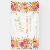 Hou van je een Brunch Herfst Floral Wedding of Sho Spandoek (Verticaal)