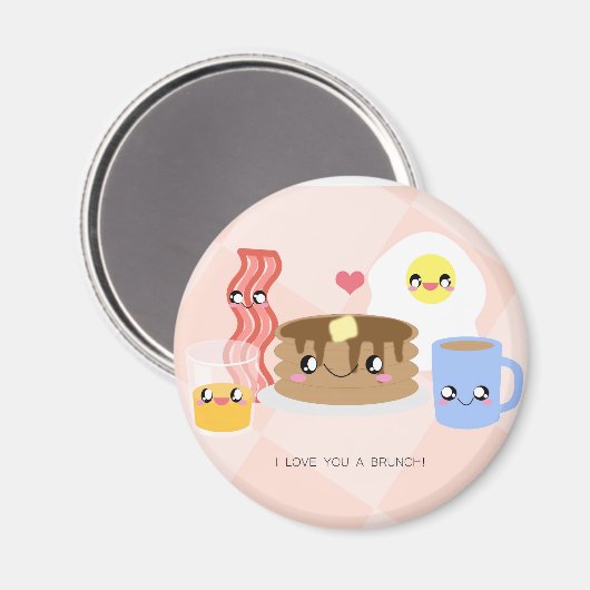 Hou van je een brunch magneet (Voorkant / Achterkant)